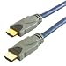 Vivanco HQ Audio-/Videokabel, HDMI A Stecker <-> HDMI A Stecker, 24k vergoldete Kontakte, Vollmetallstecker, 0,75 m