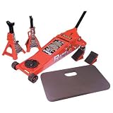 Torin T83536 3 Ton Service Jack and Pair of Stands Combo by Torin Jack
