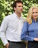 Van Heusen 56900 Mens Wri-Resistant Blended Pinpoint
