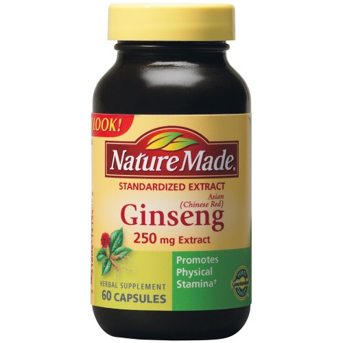Nature's Resource ASIAN (Chinese Red) GINSENG 250 mg - 60 Capsules