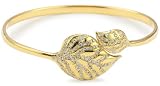 41dM8JOt2CL. SL160  MELINDA MARIA Leaf Collection 18k Gold Baby Leaf Cuff