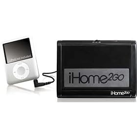 SDI iHome2go iHM2B - Portable speakers with digital player dock for iPod nano
