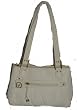 Stone Mountain High Park White Leather Tote