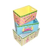 Princess in Training Set of 3 Storage Bins by LC Creations LLC
