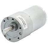 uxcell　DCモーター　ギアモーター　減速機　磁気　円筒形　DIYおもちゃ　DC 24V