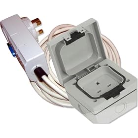 Outdoor Extension cable RCD to 13A IP66 mains socket 10m cable for pressure washer, water feature outdoor electric hookups