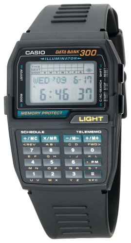 Casio Men's DBC310-1 Databank 300 Digital Watch