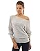 PattyBoutik Women's on / off one shoulder Semi-sheer Sweater