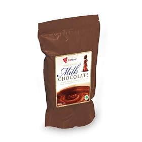 Milk Belgian Chocolate 900g resealable microwavable bag