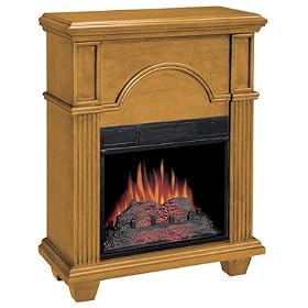 ACE TRADING-ELECFIREPLACE TWIN 18SM339OAK ELECTRIC PETIT FOYER FIREPLACE by Electric Fireplaces