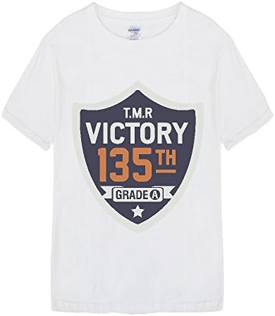 YYZF T.M.R Victory 135th Grade A Boys and Girls T-shirt White XS