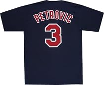 Drazen Petrovic New Jersey Nets Navy Throwback 1992 Shirt