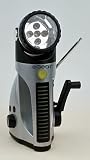 Durabuilt Self Powered Hand Crank Led Flashlight/lantern with Fm Radio