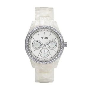Fossil ES2790 Stella Resin Watch - Pearlized White