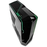 NZXT PHANTOM ATX Full Tower Case, Black and Green, PHAN-002GR