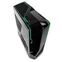 NZXT PHANTOM ATX Full Tower Case, Black and Green, PHAN-002GR