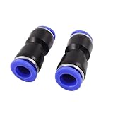 uxcell　10mm to 10mm　一つのタッチ　配管クイック連結器　クイック継手　5 個入り