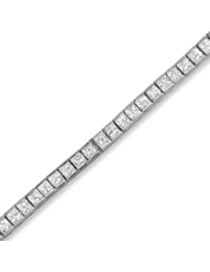 14k White Gold Princess-cut Diamond Tennis Bracelet (5 cttw, H-I, I1-I2)