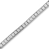14k White Gold Princess-cut Diamond Tennis Bracelet (6 cttw, H-I, I1-I2)