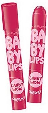 White Orchid's Maybelline Baby Lips Candy Wow Tinted Lip Balm 6 New Shades (Cherry) by White Orchid