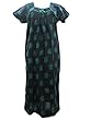 Womens Kaftans Black Cotton Muumuu Kaftans Cover up Beach Dress M / L Womens Kaftans Black Cotton Muumuu Kaftans Cover up Beach Dress M / L