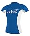 O'Neill Women's Skins Short Sleeve Crew (Royal/White)