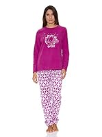 Gisela Pijama Camiseta Y Pantalón (Morado)