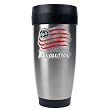 New England Revolution MLS 16oz Stainless Steel Travel Tumbler - Primary Team Logo