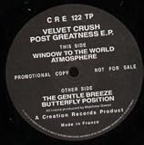 POST GREATNESS EP 12" SINGLE