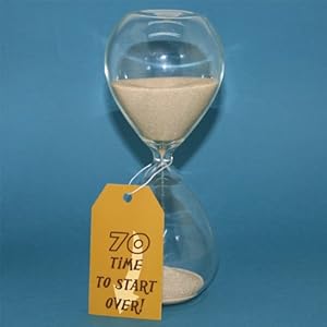 70th Birthday Hourglass 70th Birthday Hourglass