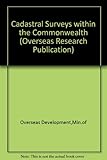 Cadastral surveys within the Commonwealth : report