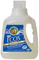 Earth Friendly Products Ecos Liquid Laundry Detergent, Magnolia & Lily, 100-Ounce Bottle (Pack of 4)