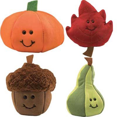 Childrens Toyshop  Toys : Fall Harvest Baggabeans Bean Bags Set of 4