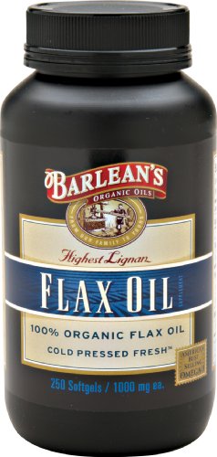 Barlean's Organic Oils High Lignan Flax Oil, 250 Count Barlean's Organic Oils High Lignan Flax Oil, 250 Count