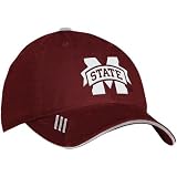 adidas Mississippi State Bulldogs Maroon 2010 Coaches Sideline Adjustable Hat