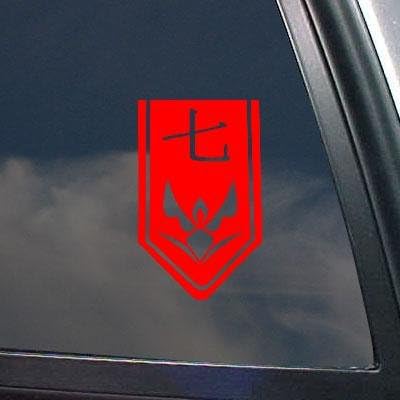 Notebook Art Wall Bleach Sajin Komamura Captain Division 7 Laptop Auto Window Vinyl Adhesive Vinyl Decor Bike Car Wall Art Decal Sticker Macbook Die Cut Red Helmet Gotei 13