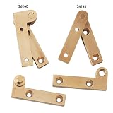 Solid Brass Knife Hinges, Straight Style, 1-3/8'' Long x 5/16'' W