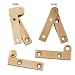 Solid Brass Knife Hinges, ''L'' Style, 1-7/8'' Long x 3/8'' Wide