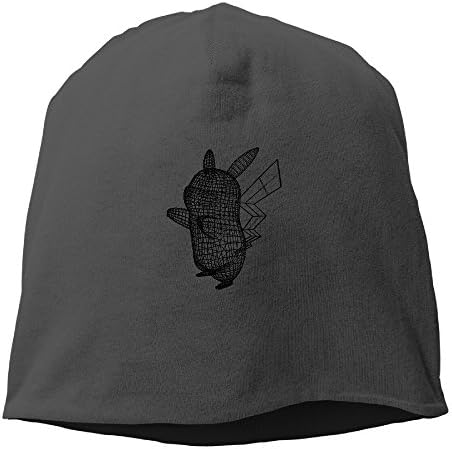 Pokemon Go 9 Pikachu Thermal Hedging Definition Hats For Women Nice Material\r\n Guns Fleece BeanieFleece Hat Woolen Cap