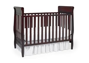 Graco Sarah Classic 4 in 1 Convertible Crib, Cherry