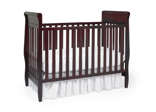 Graco Sarah Classic 4 in 1 Convertible Crib, Cherry