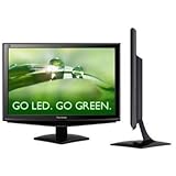 New Viewsonic VA2448M-LED 24inch Widescreen LED LCD Monitor Black 16:9 Incl ....