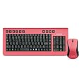 Soyntec® Wireless Keyboard & Mouse Inpput ComboTM 350 Pink, Spanish Version (soft touch finishing)