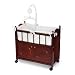 Doll Crib with Cabinet Cherry