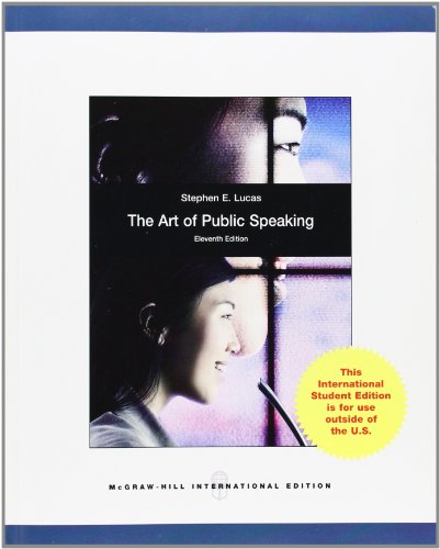 The Art Of Public Speaking Stephen Lucas Pdf