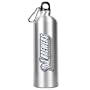 MLB Milwaukee Brewers 34oz Silver Aluminum Water Bottle