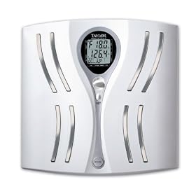 Taylor 5596W Body Fat and Body Water Scale with Daily Caloric reference