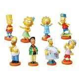 The Simpsons Mini Body Bobble Figure – Vending Machine Toys :Complete Set of 8 Figures