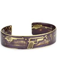 Mercedes Salazar Purple Guns Bangle Bracelet