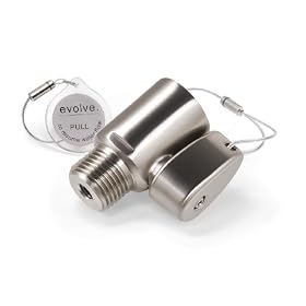 Evolve Showerheads SS-1002BN-US Ladybug Water-Saving Shower-Head Adapter, Brushed Nickel